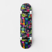 Skateboard motif cool amoureux du graffiti (Recto)