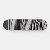 Skateboard Motif cool Wave Taupe Noir (Horz)