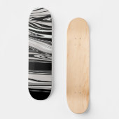 Skateboard Motif cool Wave Taupe Noir (Recto)