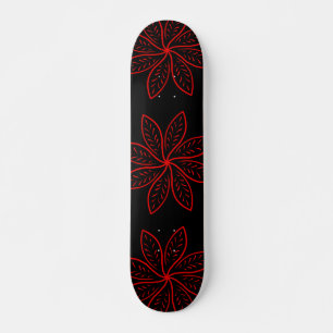Skateboard Motif criminel sur noir