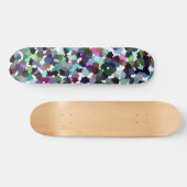 Skateboard Motif cristal Abstrait multicolore (Horz)
