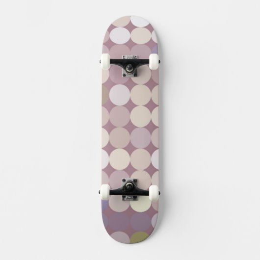 Skateboard Motif d'abrégé sur cercles de tissu (Recto)