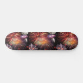 Skateboard Motif d'affichage couleur Fireworks (Horz)