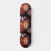 Skateboard Motif d'affichage couleur Fireworks (Devant)
