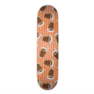 Skateboard Motif d'aliments de préparation rapide