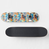 Skateboard Motif d'amusement d'été (Horz)