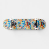Skateboard Motif d'amusement d'été (Horz)