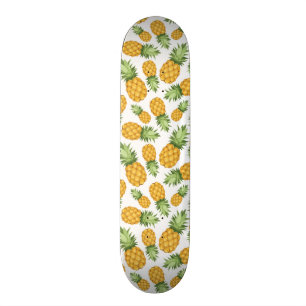 Skateboard Motif d'ananas de bande dessinée