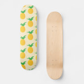 Skateboard Motif d'ananas jaune vif (Recto)
