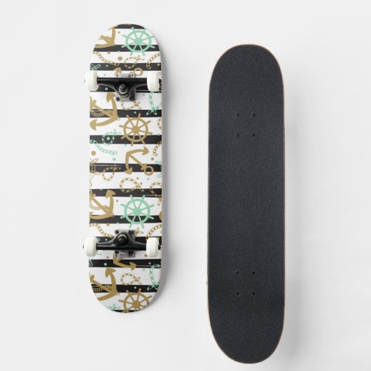 Skateboard Motif d'ancre flottante (Recto)