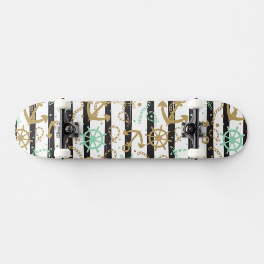 Skateboard Motif d'ancre flottante (Horz)