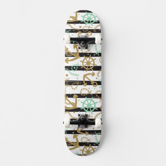 Skateboard Motif d'ancre flottante (Recto)