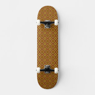 Skateboard Motif d'anneau d'amour de feu