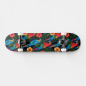 Skateboard Motif d'ara et de ketmie (Horz)