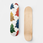 Skateboard motif d'arbre de Noël (Recto)