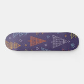Skateboard motif d'arbre de Noël (Horz)