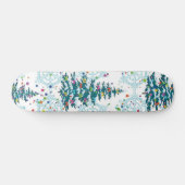 Skateboard motif d'arbre de Noël (Horz)