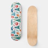 Skateboard Motif d'arbre de Noël (Recto)
