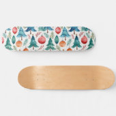 Skateboard Motif d'arbre de Noël (Horz)