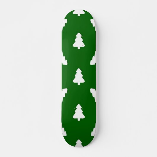 Skateboard motif d'arbre de Noël (Devant)