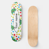 Skateboard Motif d'arbres de Noël (Recto)