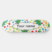 Skateboard Motif d'arbres de Noël (Horz)
