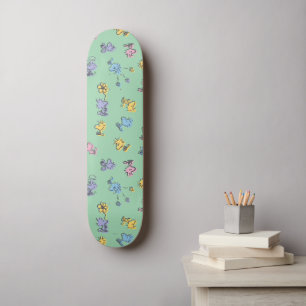 Skateboard Motif d'art de la Pop de sucre Woodstock