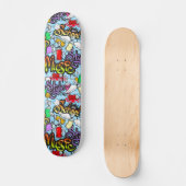 Skateboard Motif d'art du graffiti tendance (Recto)