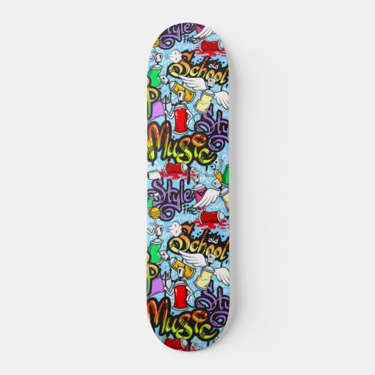 Skateboard Motif d'art du graffiti tendance (Devant)