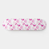 Skateboard Motif De Baleines, Beaux Baleines, Baleines Roses (Horz)