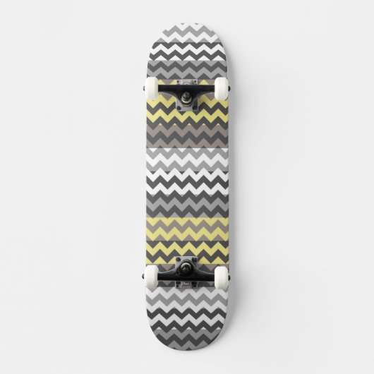 Skateboard Motif de bande Chevron Zigzag (Recto)