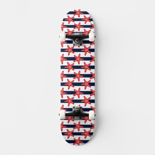 Skateboard Motif de bannière étoilée (Recto)