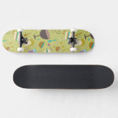 Skateboard Motif de barbecue (Horz)