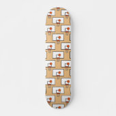 Skateboard Motif de basket-ball (Devant)
