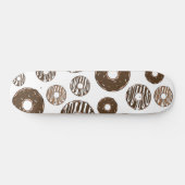 Skateboard Motif de beignes, beignets de chocolat, beignets d (Horz)