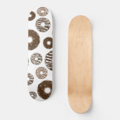 Skateboard Motif de beignes, beignets de chocolat, beignets d (Recto)