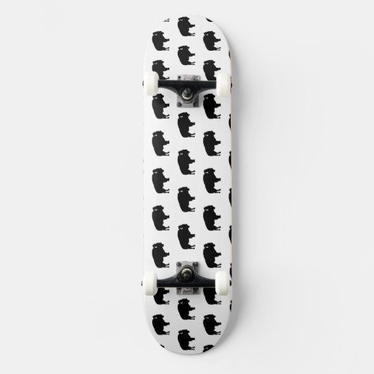Skateboard motif de bison (Recto)