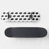 Skateboard motif de bison (Horz)