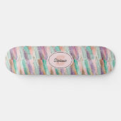 Skateboard Motif de brosse diagonale dynamique (2) (Horz)