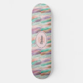 Skateboard Motif de brosse diagonale dynamique (2) (Recto)
