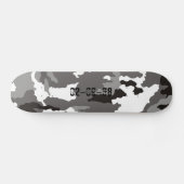 Skateboard Motif de camouflage gris (Horz)