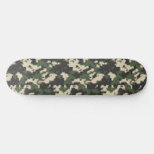 Skateboard Motif de camouflage numérique vert (Horz)