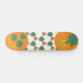 Skateboard Motif de carottes saines et gourmandes (Horz)