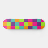 Skateboard Motif de carrés (Horz)