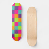 Skateboard Motif de carrés (Recto)