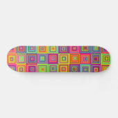 Skateboard Motif de carrés (Horz)