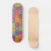 Skateboard Motif de carrés (Recto)