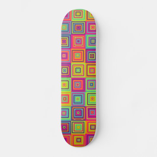 Skateboard Motif de carrés (Recto)