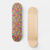 Skateboard Motif de carrés (Recto)