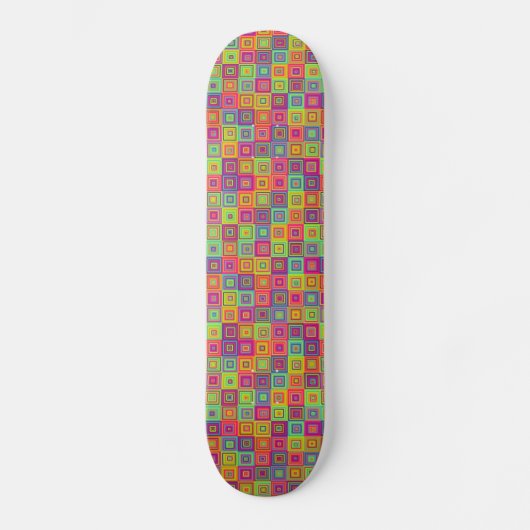Skateboard Motif de carrés (Recto)